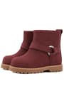Rakerplus Chiron Genuine Leather Zippered Fur-Lined Unisex Baby Boots