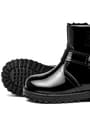 Rakerplus Chiron Genuine Leather Black Patent Tasseled Baby Girl Boots