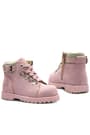 Rakerplus Griffon Genuine Leather Pink Baby Girl Winter Boots Zipped