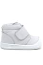 Rakerplus Yoohoo Genuine Leather White Velcro Baby Girls' Boots