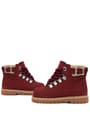 Rakerplus Griffon Genuine Leather Burgundy Zippered Kids Boots 1.21