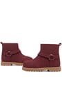 Rakerplus Chiron Genuine Leather Zippered Fur-Lined Unisex Baby Boots