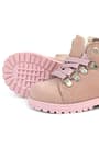 Rakerplus Griffon Genuine Leather Pink Shiny Zippered Girls Baby Boots