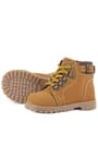Rakerplus Griffon Furred Genuine Leather Yellow Baby Boots