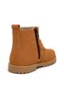 Rakerplus Chiron Genuine Leather Yellow Zippered Unisex Baby Boots