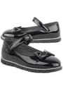 Rakerplus Black Rougan Bowtie Girls Flat Shoestes Flat Shoes