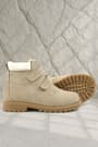 Rakerplus Neson Genuine Leather Mink Velcro Kids Boots