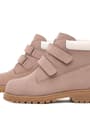 Rakerplus Neson Genuine Leather Powder Skin Velcro Kids Boots