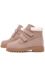 Rakerplus Neson Genuine Leather Powder Skin Velcro Kids Boots