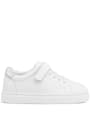 Rakerplus Hakiki Deri Beyaz Cırtlı Bağcıklı Kız Çocuk Sneakers