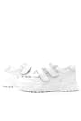 Rakerplus Tbons Özel Tasarım Hakiki Deri Beyaz Kız Çocuk Sneakers Ayakkabı