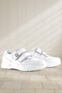 Rakerplus Genuine Leather White Flower Detailed Girls' Sports Shoes