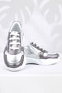Rakerplus Genuine Leather Platinum Pink Girls Sneakers