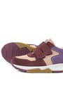 Rakerplus Genuine Leather Claret Red Pink Banded Girls Sportts Shoes
