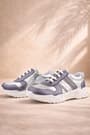 Rakerplus Genuine Leather Platinum Pink Shiny Stone Girls Sneakers Shoes
