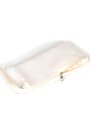 Rakerplus Krem 21x10 cm Fermuarlı Gabardin Kumaş Kalemlik RC-0004-KR