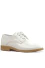 Rakerplus Cream Patient Leather Loafer Laced Up Boys' Classic Shoes 3020-KR-B.36