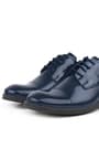 Rakerplus Lacivert Rugan Oxford Bağcıklı Klasik Çocuk Ayakkabı 3021-LR-B.36