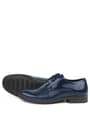 Rakerplus Lacivert Rugan Oxford Bağcıklı Klasik Çocuk Ayakkabı 3021-LR-B.36