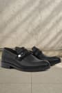 Rakerplus Loafer Genuine Leather Black Classic Boys' Shoes 3041-S1-DERI.36