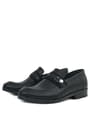 Rakerplus Loafer Genuine Leather Black Classic Boys' Shoes 3041-S1-DERI.36