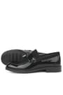 Rakerplus Loafer Siyah Rugan Nubuk Erkek Klasik Çocuk Ayakkabı 3045-SRN.36