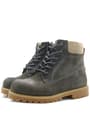 Rakerplus Neson Hakiki Deri Rahat Gri Fermuarlı Unisex Çocuk Bot 9050-GR.26