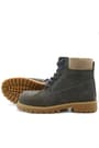 Rakerplus Neson Hakiki Deri Rahat Gri Fermuarlı Unisex Çocuk Bot 9050-GR.26