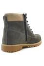 Rakerplus Neson Hakiki Deri Rahat Gri Fermuarlı Unisex Çocuk Bot 9050-GR.26