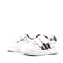 Rakerplus Rakerplus Paw Hakiki Deri Beyaz-Mor Cırtlı Bebek Spor Ayakkabı Sneaker