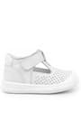 Rakerplus Shaun Genuine Leather White Banded Anatomical Baby Sandals R620-BEN.19