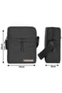 Rakerplus Siyah 20x16x8 cm Unisex Omuz Çantası RC-0003-S