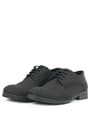 Rakerplus Black Laced Up Suit Classic Shoes For Boy 3020-JKS-B.36
