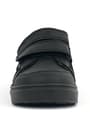 Rakerplus Black Genuine Leather Banded Men Kids' Sneaker Shoes X3506-S1-DERI.31