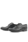 Rakerplus Black Matte Lace up Oxford Kids Shoes 3020-SM-B.36