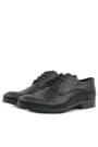 Rakerplus Black Matte Lace up Oxford Kids Shoes 3020-SM-B.36