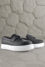 Rakerplus Siyah Mat Beyaz Taban Loafer Klasik Çocuk Ayakkabısı 3405-SM.39