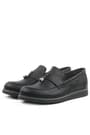 Rakerplus Black Matte Loafer Classic Kids Shoes 3050-SM.36