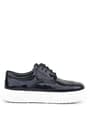 Rakerplus Black Patient Leather White Sole Classic Shoes For Boys 3074-SR-B.26