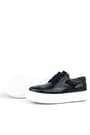 Rakerplus Black Patient Leather White Sole Classic Shoes For Boys 3074-SR-B.26