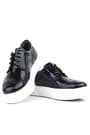 Rakerplus Black Patient Leather White Sole Classic Shoes For Boys 3074-SR-B.26