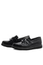 Rakerplus Siyah Rugan Loafer Çocuk Okul Ayakkabı 3050-SR.36