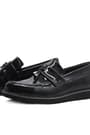 Rakerplus Siyah Rugan Loafer Çocuk Okul Ayakkabı 3050-SR.36