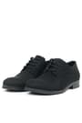 Rakerplus Black Shiny Laced Up Suit Classic Shoes For Boy 3020-SSIM-B.26