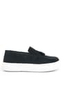 Rakerplus Black Suede Boys Classic Moccasin Shoes 3404-SN.26