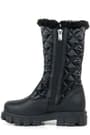 Rakerplus Black Zippered Girls Rain High Boots 9707-SCP.31