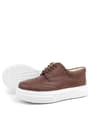 Rakerplus Tabac White Sole Oxford Boys Classic Shoes 3074-TAB-B.26