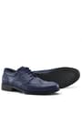 Rakerplus Titan Navy Blue Matte Laced Up Boys Classic Shoes 3060-LM-B.36