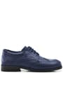 Rakerplus Titan Navy Blue Matte Laced Up Boys Classic Shoes 3060-LM-B.36