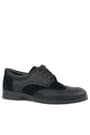 Rakerplus Titan Black Matte Laced Up Classic Shoes 3065-SMN-B.37